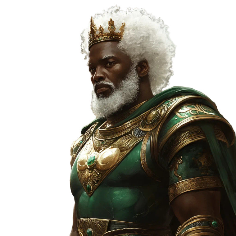 Afro King Universe Vinyl Car Decal Sticker – Waterproof & UV-Resistant 8"