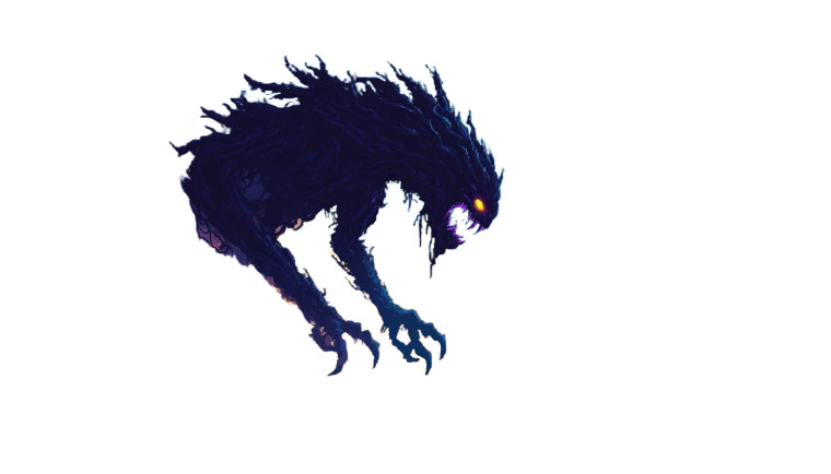 Shadow Monster V5 Vinyl Car Decal Sticker – Waterproof & UV-Resistant 8"