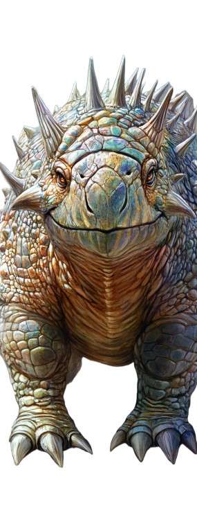 Ankylosaurus V2 Vinyl Car Decal Sticker – Waterproof & UV-Resistant 8"