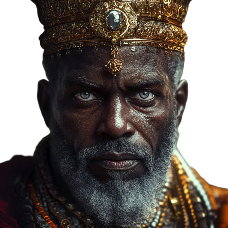 African Royal King Vinyl Car Decal Sticker – Waterproof & UV-Resistant 8"