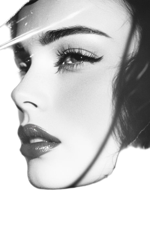 Hollywood Glamour Model Vinyl Car Decal Sticker – Waterproof & UV-Resistant 8"