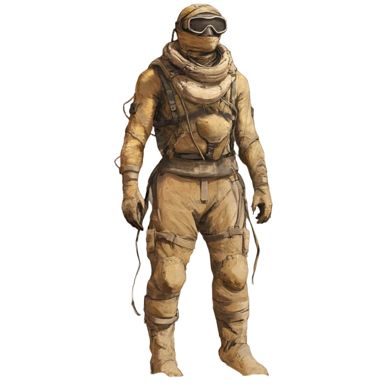 Sand Diving Suit Vinyl Car Decal Sticker – Waterproof & UV-Resistant 8"