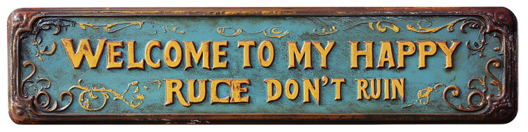 Vintage Welcome Sign Vinyl Car Decal Sticker – Waterproof & UV-Resistant 8"
