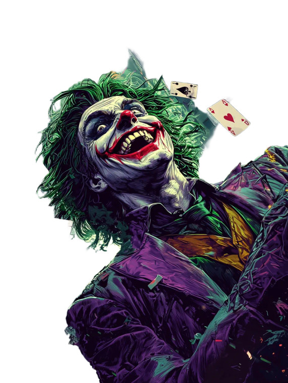 Joker Poster Vinyl Car Decal Sticker – Waterproof & UV-Resistant 8"