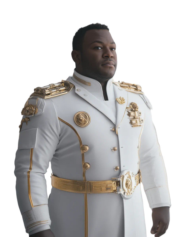 Futuristic Captain Vinyl Car Decal Sticker – Waterproof & UV-Resistant 8"