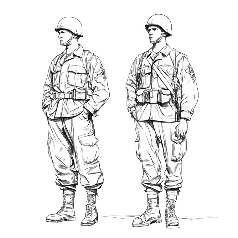German Wwii Soldiers V2 Vinyl Car Decal Sticker – Waterproof & UV-Resistant 8"