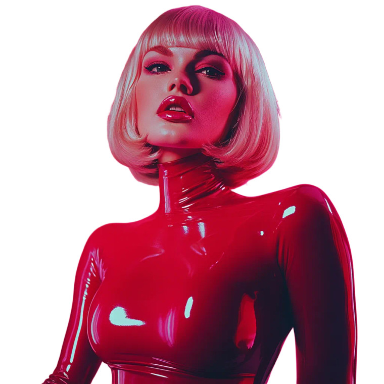 Pop Art Woman Vinyl Car Decal Sticker – Waterproof & UV-Resistant 8"