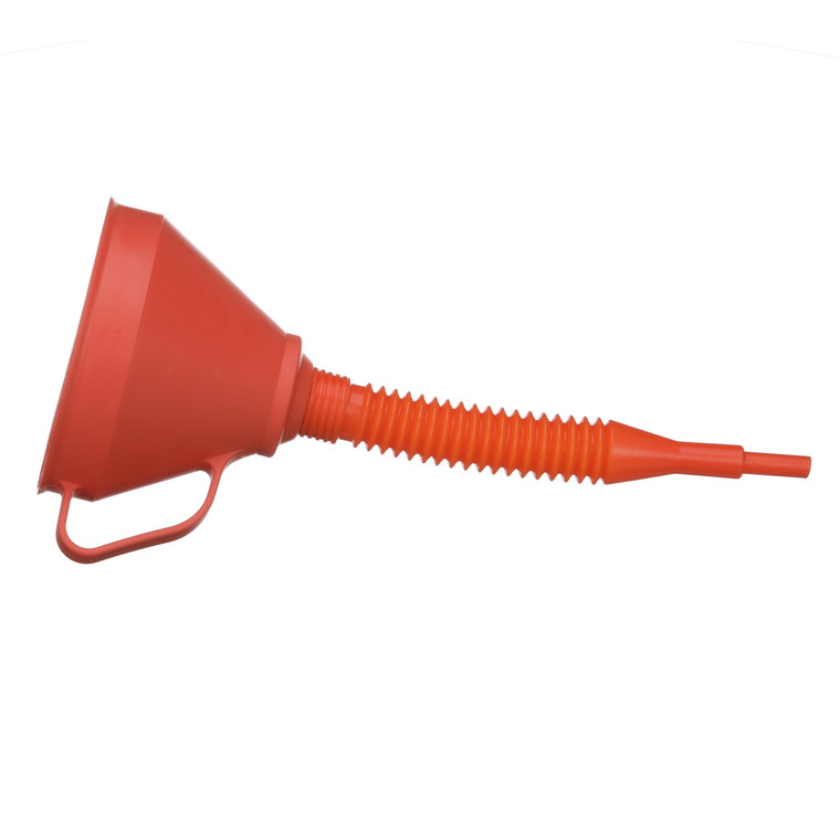 Attwood Marine Red Funnel | Long Flexible Round Funnel with Handle