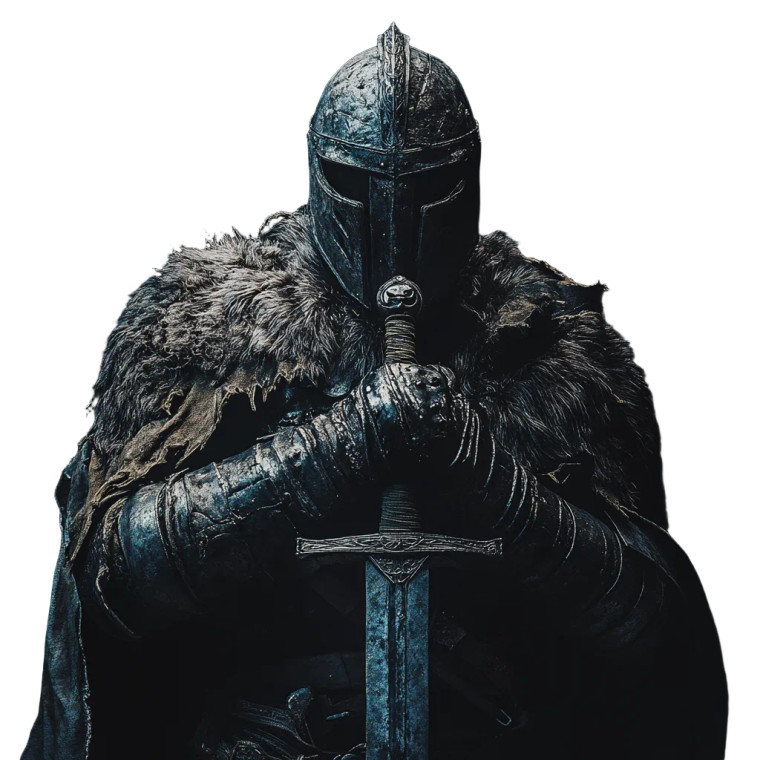 Medieval Warrior Portrait V2 Vinyl Car Decal Sticker – Waterproof & UV-Resistant 8"