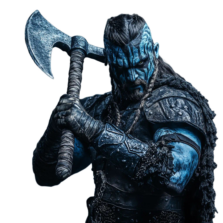 Germanic Warrior Axe Vinyl Car Decal Sticker – Waterproof & UV-Resistant 8"