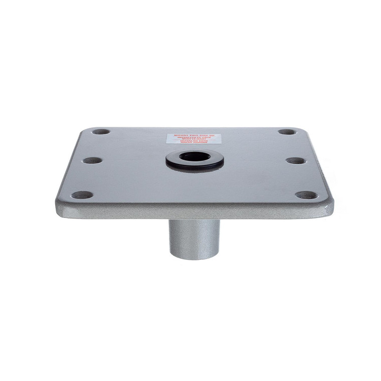 Ultimate Lock N Pin Boat Seat Pedestal Base Plate | Secure, Proven Design | Aluminum | Square