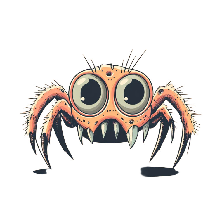 Cyclops Tarantula Vinyl Car Decal Sticker – Waterproof & UV-Resistant 8"