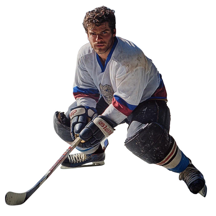 Hockey Player'S Grip Vinyl Car Decal Sticker – Waterproof & UV-Resistant 8"