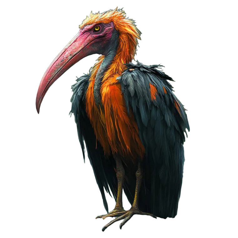 Bat Stork Hybrid Vinyl Car Decal Sticker – Waterproof & UV-Resistant 8"