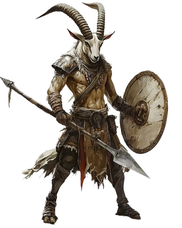 Tribal Gazelle Warrior Vinyl Car Decal Sticker – Waterproof & UV-Resistant 8"