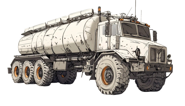 Mad Max Tanker Vinyl Car Decal Sticker – Waterproof & UV-Resistant 8"