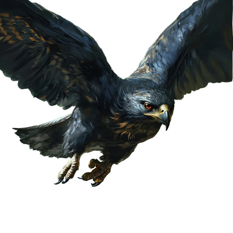 Aggressive River Buzzard Vinyl Car Decal Sticker – Waterproof & UV-Resistant 8"