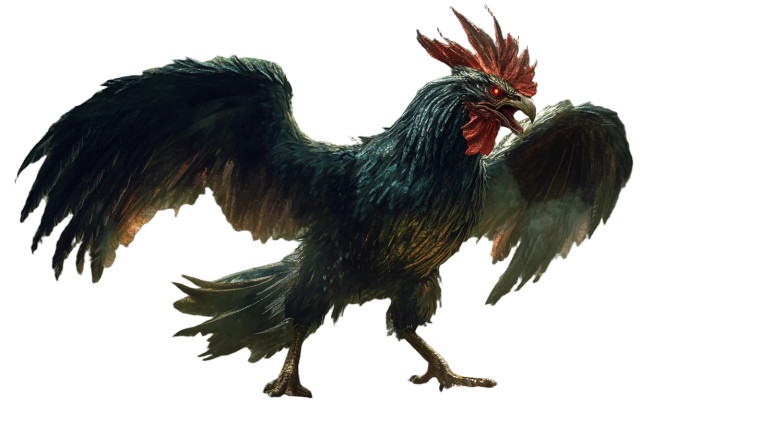 Monstrous Cockatrice Vinyl Car Decal Sticker – Waterproof & UV-Resistant 8"