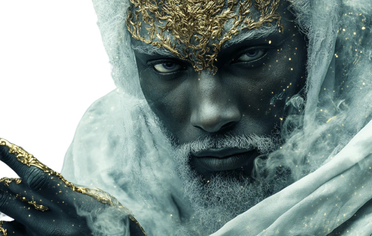 African American Wizard Vinyl Car Decal Sticker – Waterproof & UV-Resistant 8"