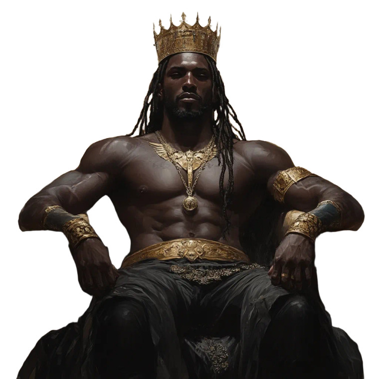 Regal Monarch Vinyl Car Decal Sticker – Waterproof & UV-Resistant 8"