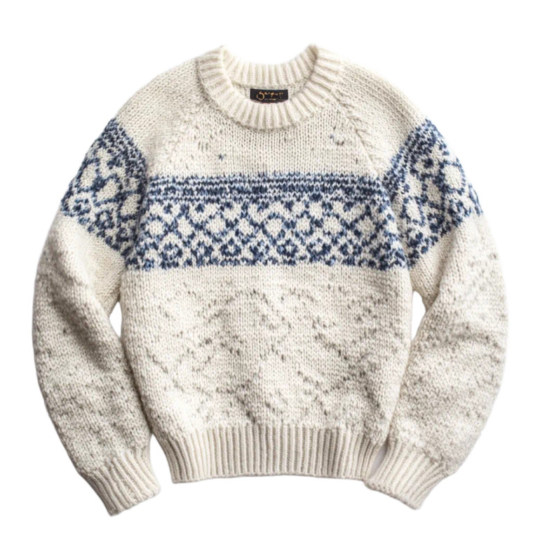 Fair Isle Sweater Vinyl Car Decal Sticker – Waterproof & UV-Resistant 8"