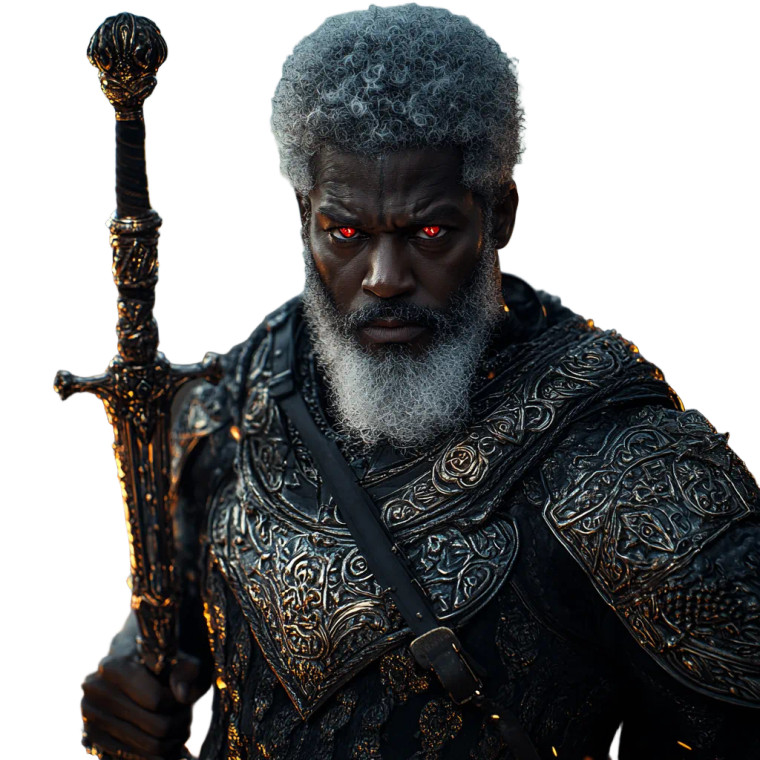 King Of Wands Vinyl Car Decal Sticker – Waterproof & UV-Resistant 8"