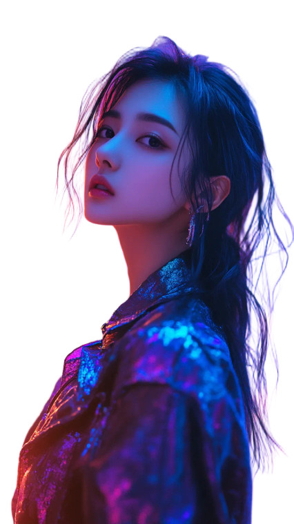 Charming Chinese Girl Vinyl Car Decal Sticker – Waterproof & UV-Resistant 8"