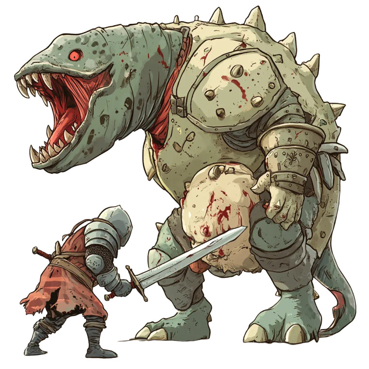 Medieval Guard Battle Vinyl Car Decal Sticker – Waterproof & UV-Resistant 8"