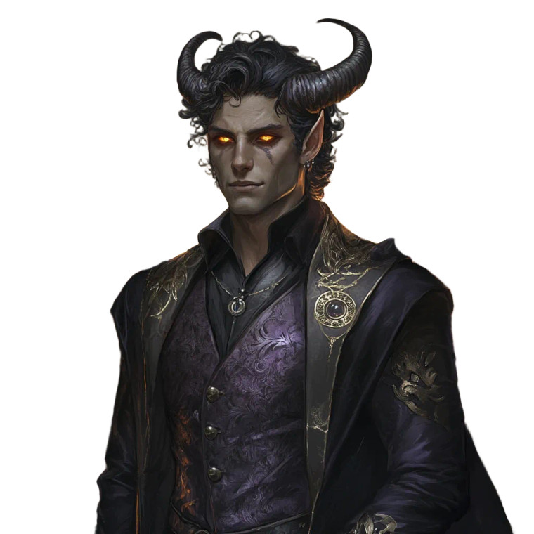 Chronurgy Wizard Tiefling Vinyl Car Decal Sticker – Waterproof & UV-Resistant 8"