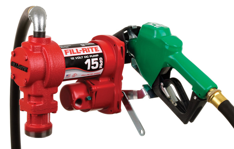 Fill Rite by Tuthill Liquid Transfer Pump | Heavy-Duty H Series | Diesel/Gasoline/Kerosene | 15 GPM | Electric 12V DC | Reliable & Rugged Construction