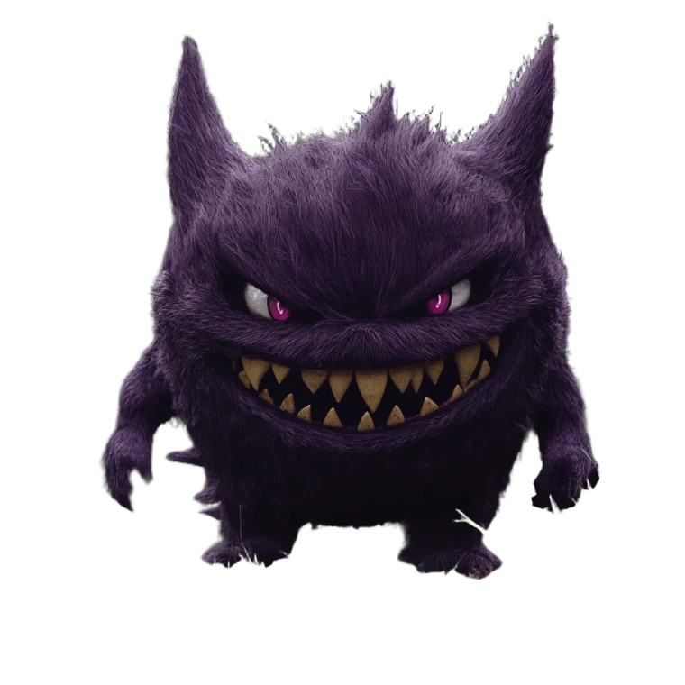 Gengar Ultra Realistic Vinyl Car Decal Sticker – Waterproof & UV-Resistant 8"