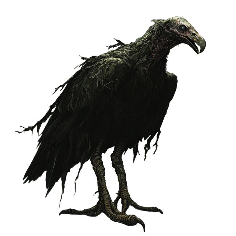Mutated Vulture Vinyl Car Decal Sticker – Waterproof & UV-Resistant 8"
