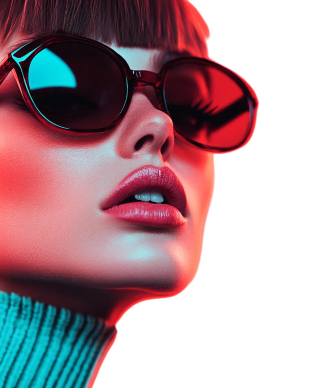 Fashion Editorial Model V2 Vinyl Car Decal Sticker – Waterproof & UV-Resistant 8"