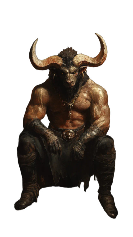 Minotaur V2 Vinyl Car Decal Sticker – Waterproof & UV-Resistant 8"
