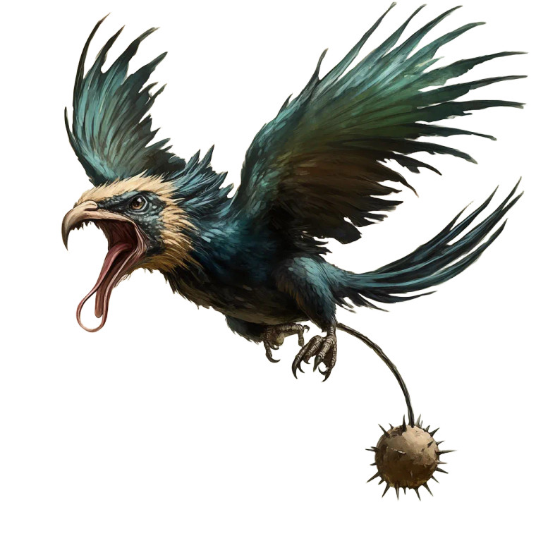 Ferocious Bird Vinyl Car Decal Sticker – Waterproof & UV-Resistant 8"