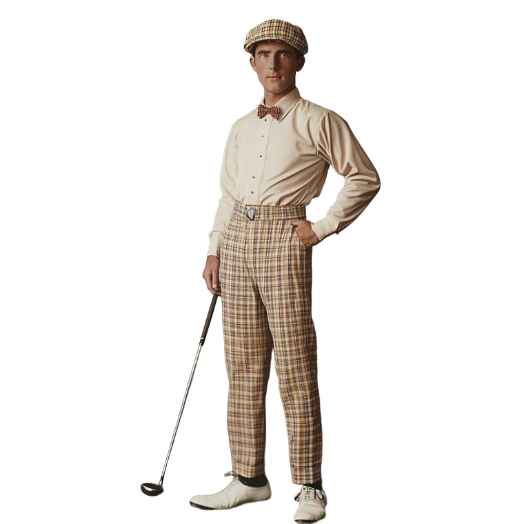 Vintage Golfer Vinyl Car Decal Sticker – Waterproof & UV-Resistant 8"
