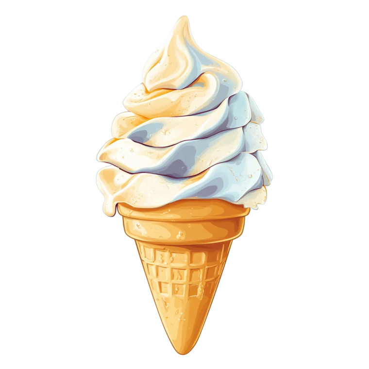 Cartoon Ice Cream V2 Vinyl Car Decal Sticker – Waterproof & UV-Resistant 8"