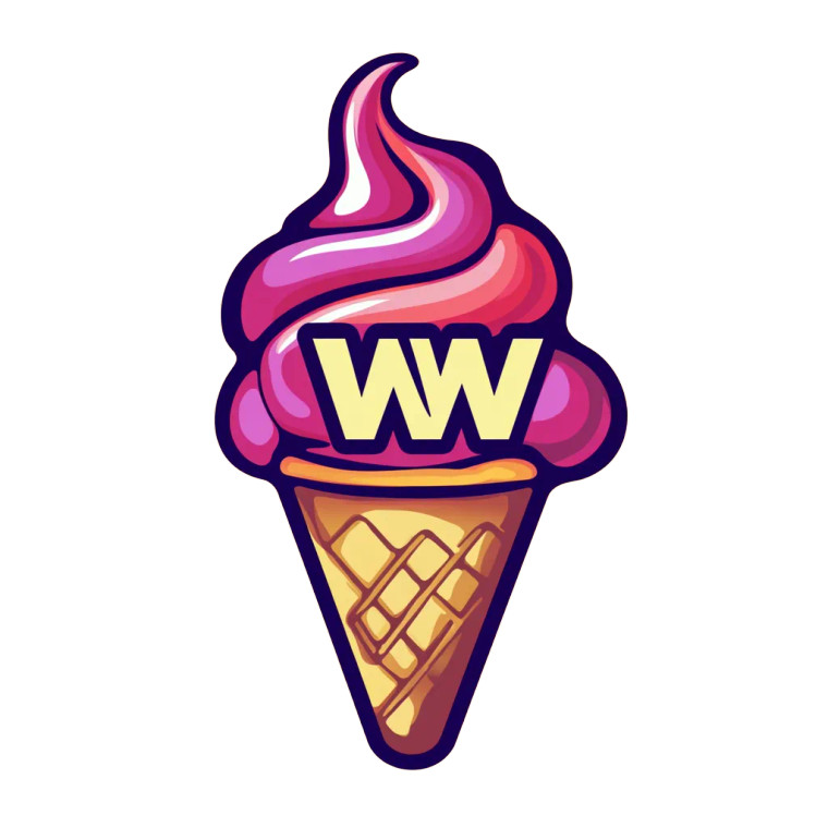 Ice Cream Logo V4 Vinyl Car Decal Sticker – Waterproof & UV-Resistant 8"