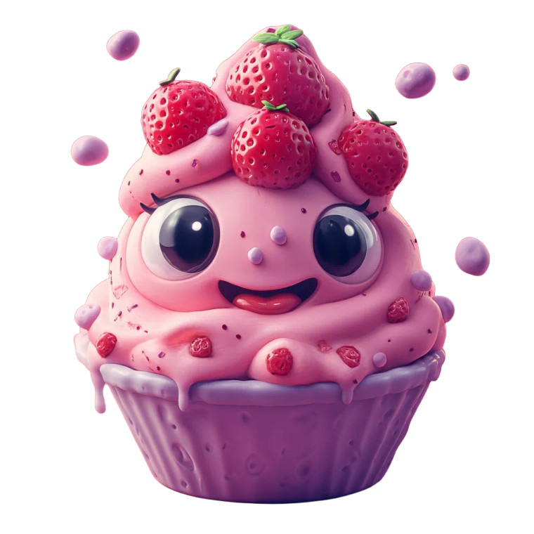 Cartoon Food Vinyl Car Decal Sticker – Waterproof & UV-Resistant 8"