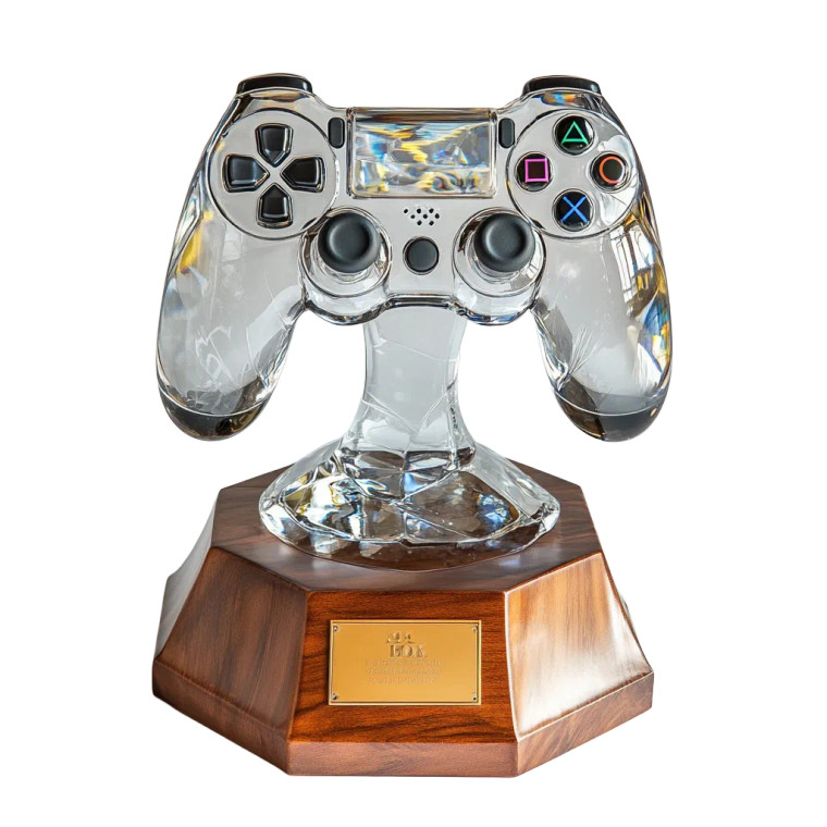 Video Game Trophy Vinyl Car Decal Sticker – Waterproof & UV-Resistant 8"