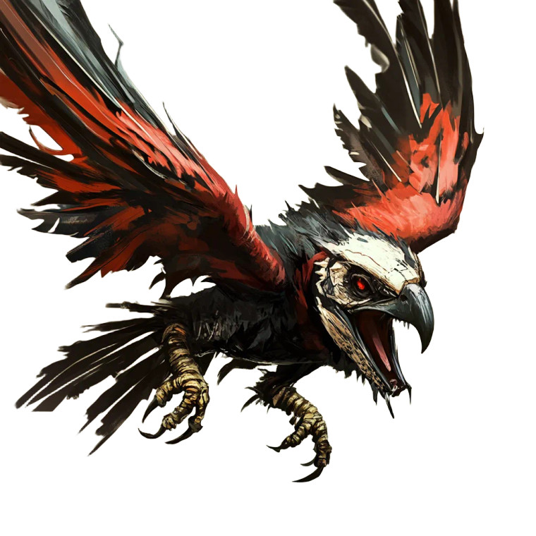 Evil Demon Kookaburra Vinyl Car Decal Sticker – Waterproof & UV-Resistant 8"