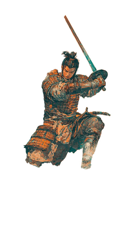 Tang Dynasty Soldier V2 Vinyl Car Decal Sticker – Waterproof & UV-Resistant 8"