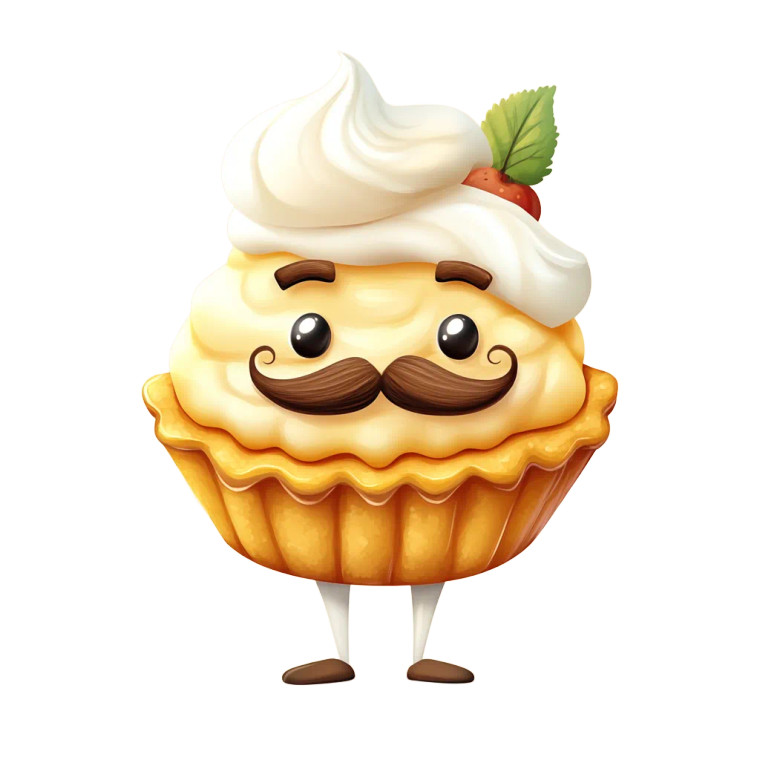 French Bakery Mascot Vinyl Car Decal Sticker – Waterproof & UV-Resistant 8"