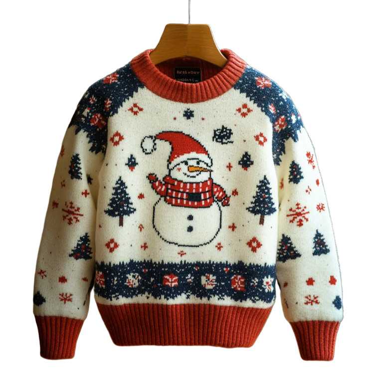 Christmas Sweater Vinyl Car Decal Sticker – Waterproof & UV-Resistant 8"