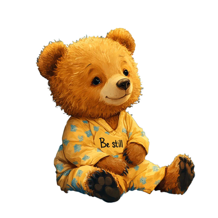 Sleeping Baby Bear V2 Vinyl Car Decal Sticker – Waterproof & UV-Resistant 8"