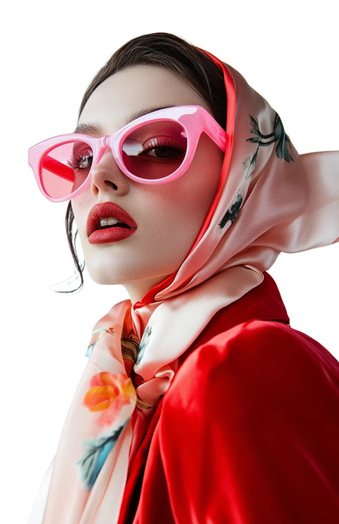 Retro Fashion Portrait V2 Vinyl Car Decal Sticker – Waterproof & UV-Resistant 8"