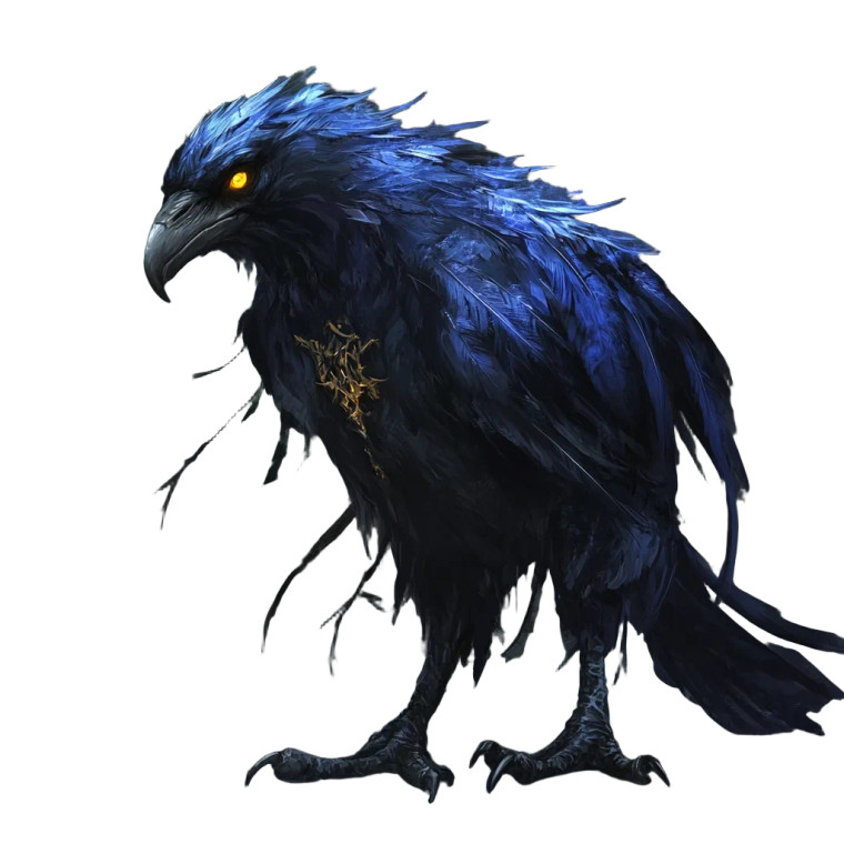 Demonic Raven Vinyl Car Decal Sticker – Waterproof & UV-Resistant 8"