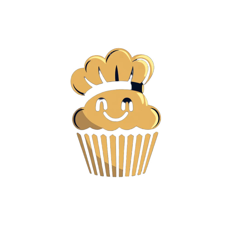 Banana Muffin Logo Vinyl Car Decal Sticker – Waterproof & UV-Resistant 8"