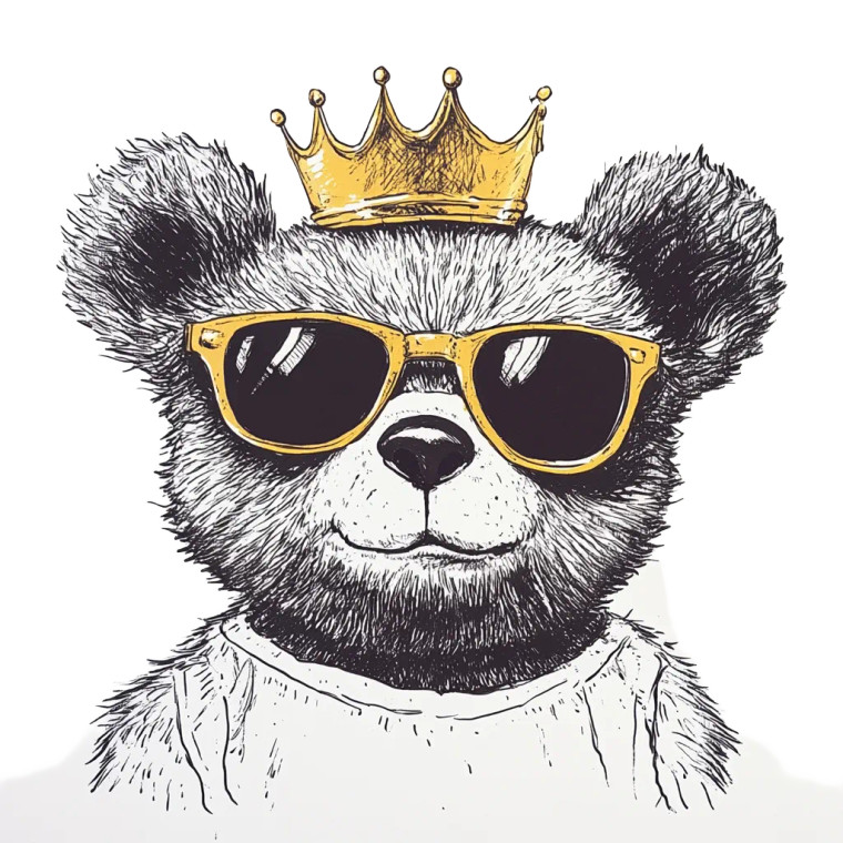 Sarcastic Teddy Bear Vinyl Car Decal Sticker – Waterproof & UV-Resistant 8"