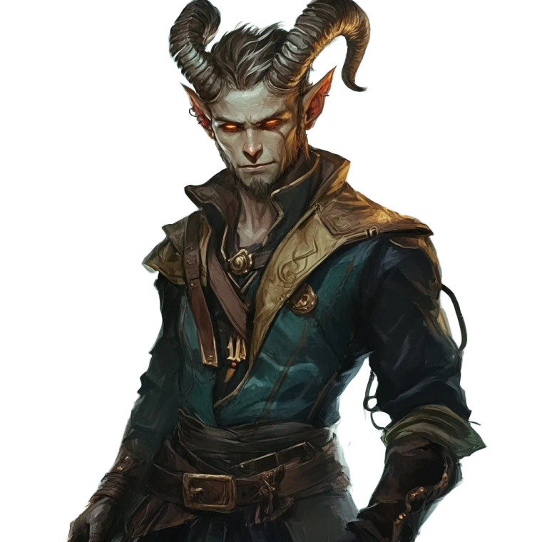 Retired Tiefling Farmer Vinyl Car Decal Sticker – Waterproof & UV-Resistant 8"